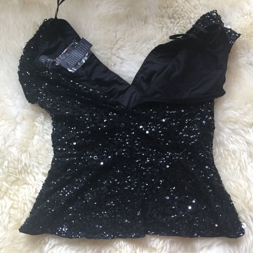 Adrianna Papell sequin top - Picture 3 of 5